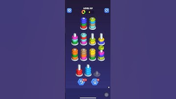 Nut Sort Color Puzzle Games Level 157 #shorts #gaming #shortsfeed #sortinggame