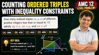 Problem 18. Counting Ordered Triples with Inequality Constraints. AMC 12 Practice 2025