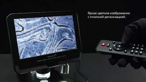 Микроскоп с дистанционным управлением Levenhuk DTX RC2 | Четыре глаза – имиджевое видео