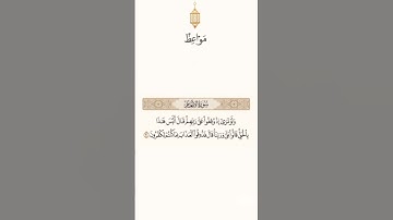 سورة الأنعام | القارئ: محمد أيوب  :مَوَاْعِظْ.."