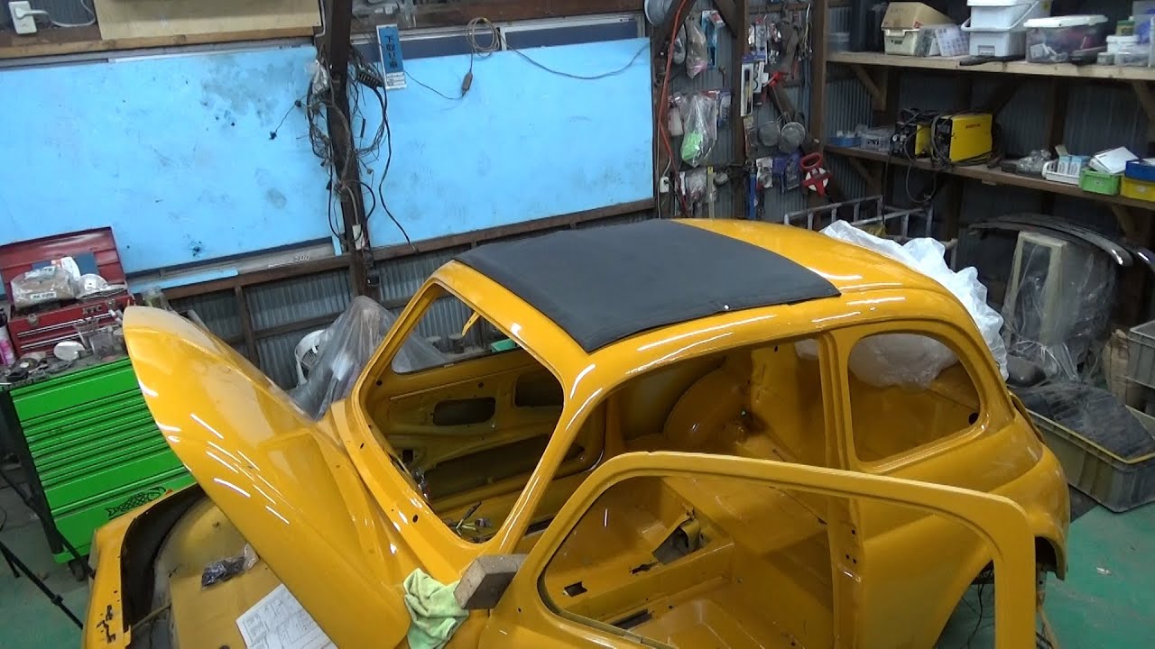fiat500にNew（新品）キャンバストップを取り付けてみた！ - YouTube