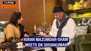 Kiran Mazumdar-Shaw Meets Karnataka Deputy Cm Dk Shivakumar On Diwali Amid Bengaluru Infra Row