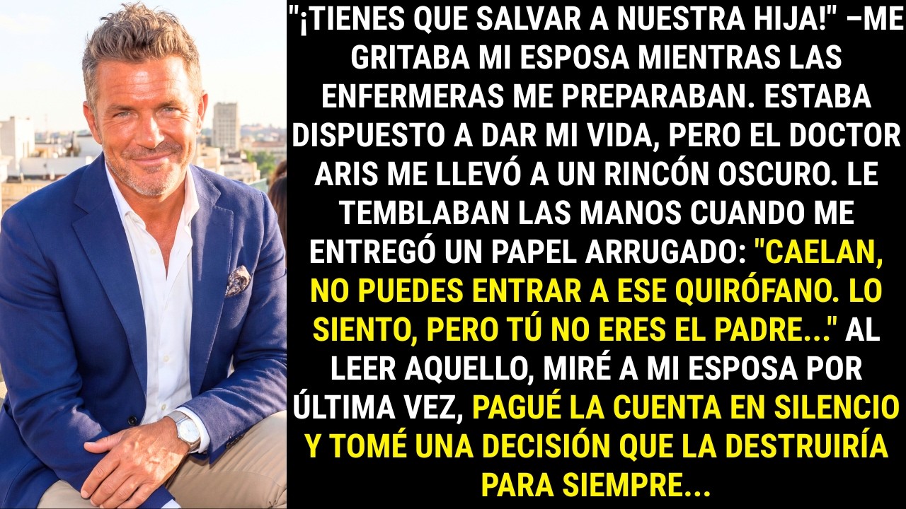 Mi Esposa Exigió Mi Riñón Para Nuestra Hija. El Doctor Me Llevó A Un Rincón Y Temblando Me Dio Un...