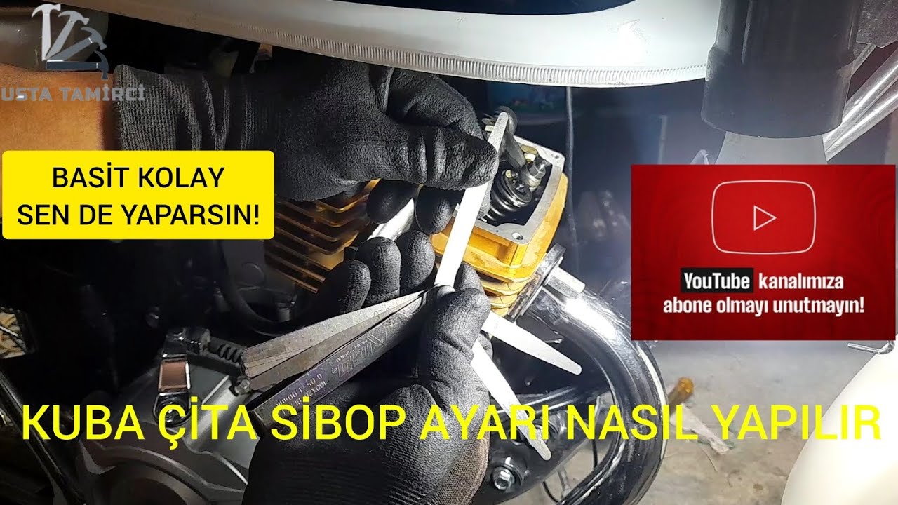 Subap (sibop) Ayarı Nasıl Yapılır? #motosiklet #motorsiklet #motovlog