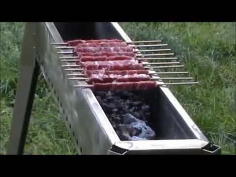 Barbecue fornacella per arrosticini in ferro