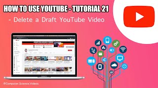 How To Use Youtube - Delete A Draft Video On Youtube Studio Tutorial 21