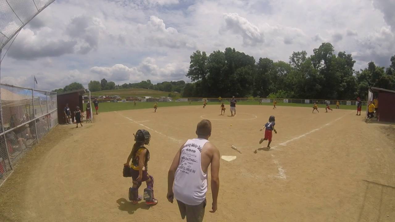 MVRS vs Mineral Wells, WV Dirty Diamonds 8u Softball Tournament July 17, 2016 YouTube