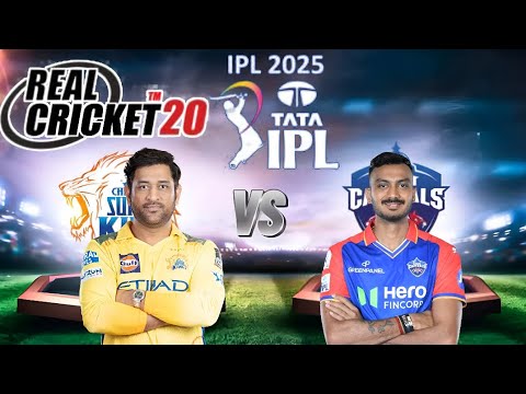 Csk Vs Dc ipl 2025 Real Cricket Gameplay Tamil - YouTube