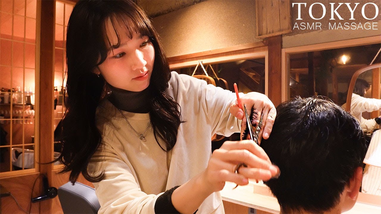 ASMR💈Расслабьтесь в успокаивающем уединенном салоне, наполненном ароматом дерева.