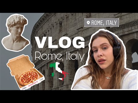 видео: VLOG: улетела в РИМ / Первое путешествие в Италию