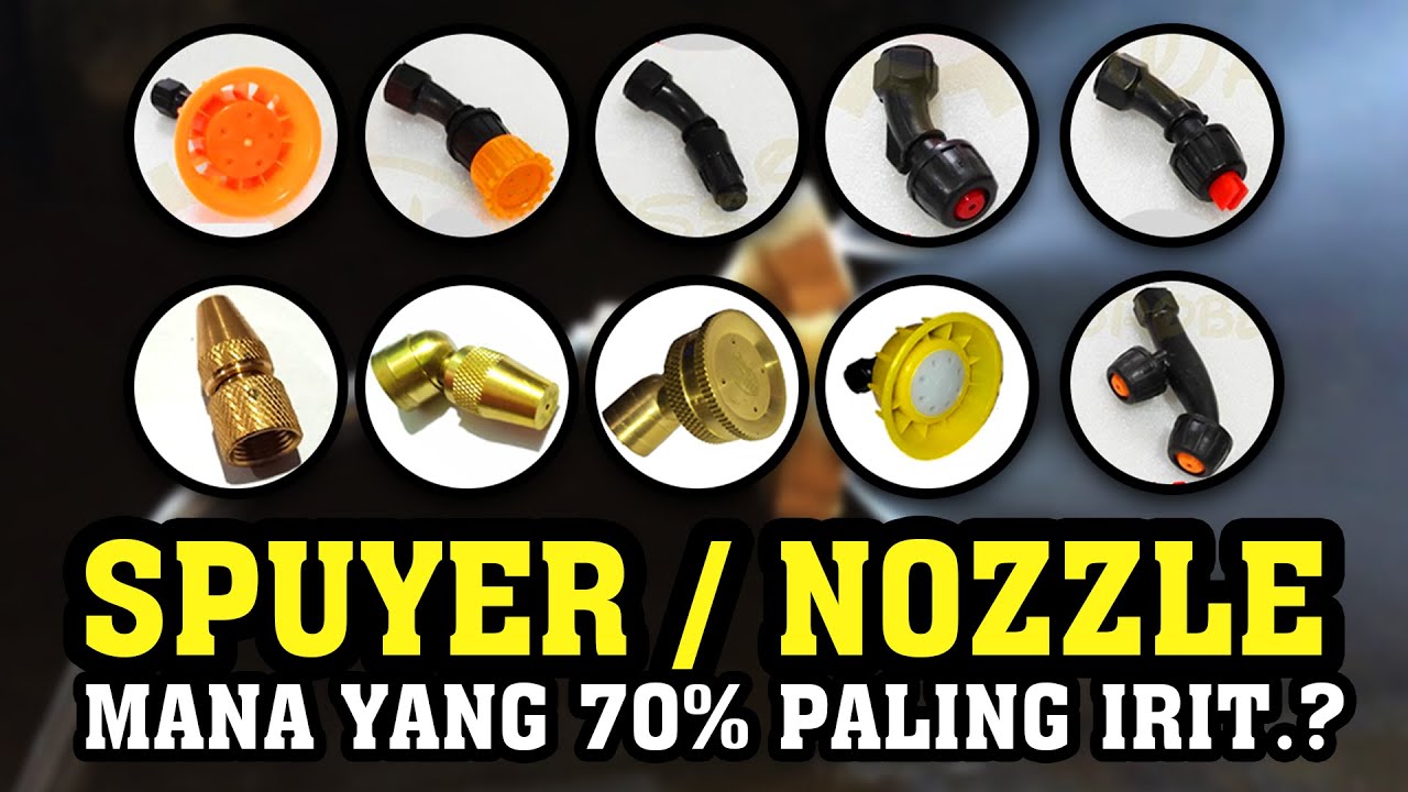 HERBISIDA, FUNGISIDA, PUPUK DAUN BISA HEMAT 70%.! JENIS NOZZLE DARI ...