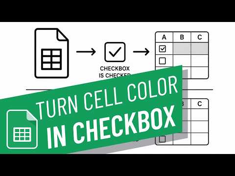 How to turn cell color if checkbox is checked in Google Sheets (Full 2026 Guide)
