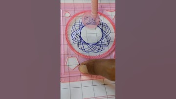 How many rotations did the pen make in total? ?? #3d #Spirograph #2024 #shorts