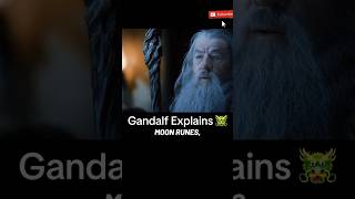 Gandalf Explains Moon Runes #lotr #gandalf #wizard #moon #runes #explained #map #middleearth #yt
