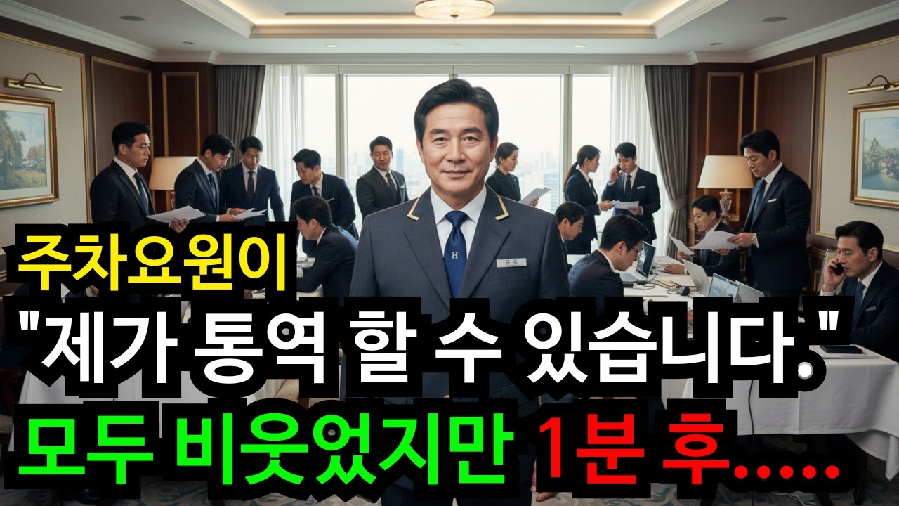 횡령범으로 몰려 아내까지 잃은 5개 국어 천재 통역사... 10년 뒤 호텔 주차요원으로 나타나 재벌 부회장 무너뜨린 사연 │시니어사연│통역사│재벌│참교육