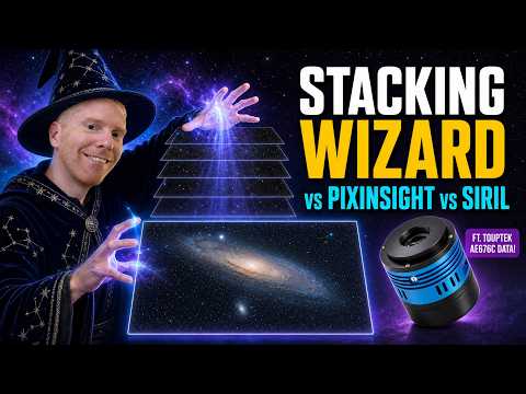 StackingWizard: Free, Easy and AMAZING! vs PixInsight & Siril. Ft. AE676C Data!
