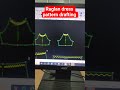 Raglan Dress Pattern Making in CAD | Step by Step Drafting | Vishal CAD Master #patternmaking #short
