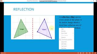 Transformations Isometries