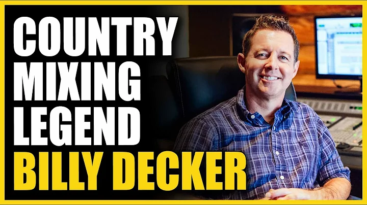 Country Mixing Legend: Billy Decker Interview