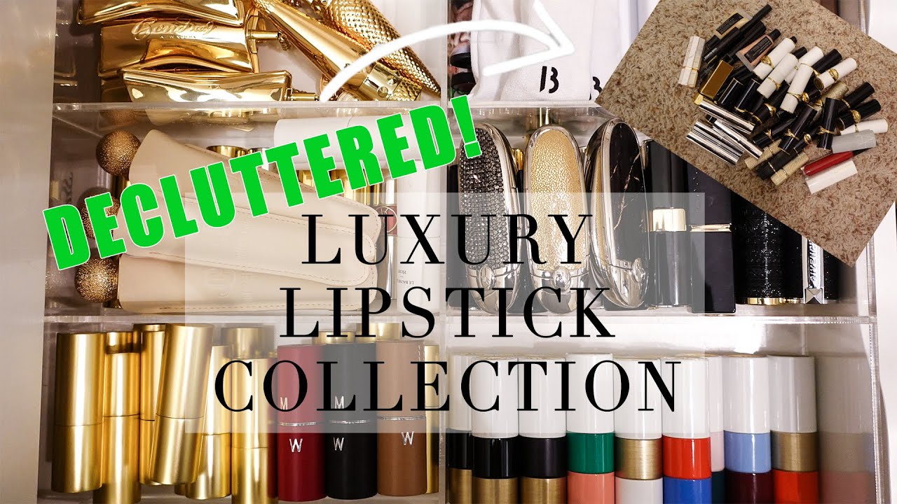 LUXURY LIPSTICK COLLECTION DECLUTTER #mishmas2020