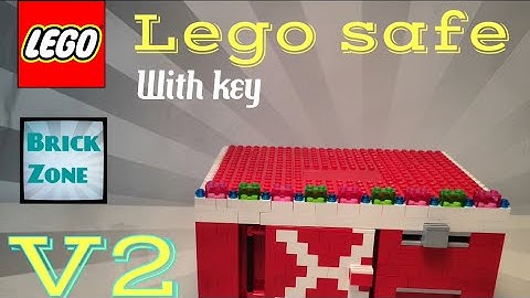 Lego Safe V2 (with real life key mechanism) Brick Zone