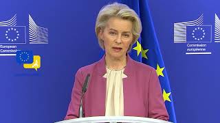 Von der Leyen condemns Iran revenge attack on Israel and calls for cease fire