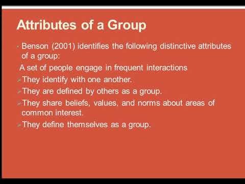 Attribute of a Group