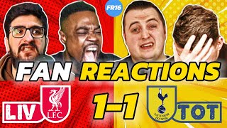 Liverpool Fans STUNNED 😤 Spurs Fans GO WILD 🔥React to Liverpool 1-1 Spurs | Premier League Fan React