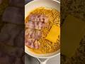 Mì Nongshim phô mai với thịt nguội Nongshim Cheese Noodles with Ham #shorts