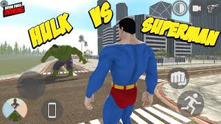 SUPERMAN VS HULK IN INDIAN BIKE DRIVING 3D