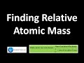 Understanding Relative Atomic Mass