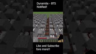 BTS - Dynamite but it's Minecraft Note Blocks