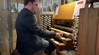 Jonathan Hope - Three Choirs Festival organ improvisation