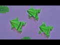 Origami jumping frog  easy fidget toys