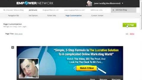 How to create your static page on blog beast