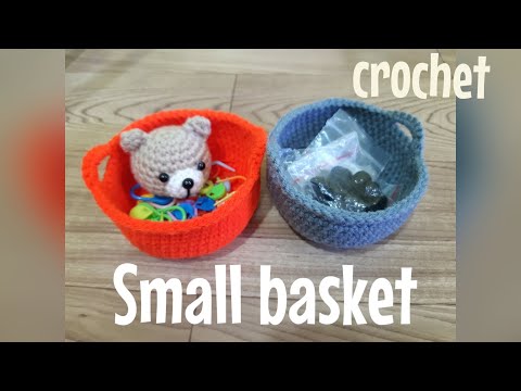 EP.306 สอนถักตระกร้าโครเชต์  /How to crochet basket ./Free pattern./Basket  crochet.