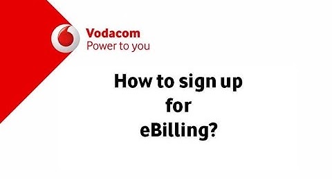 Vodacom now! Trending Tech: How to sign up for ebilling