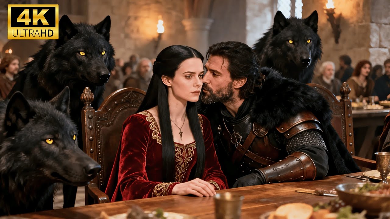 She Sat Alone at the Wedding Feast — Until a Giant Lycan King Said, "Act Like You're With Me”