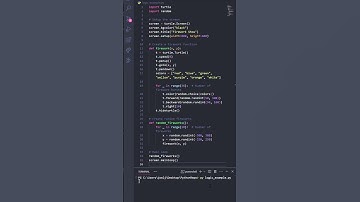 Firework Python Script 🎆 #codeing #python #happynewyear