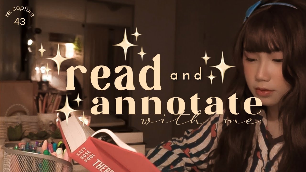 🌧️ read & annotate with me on a rainy night while the next door neighbor is playing loud r&b music