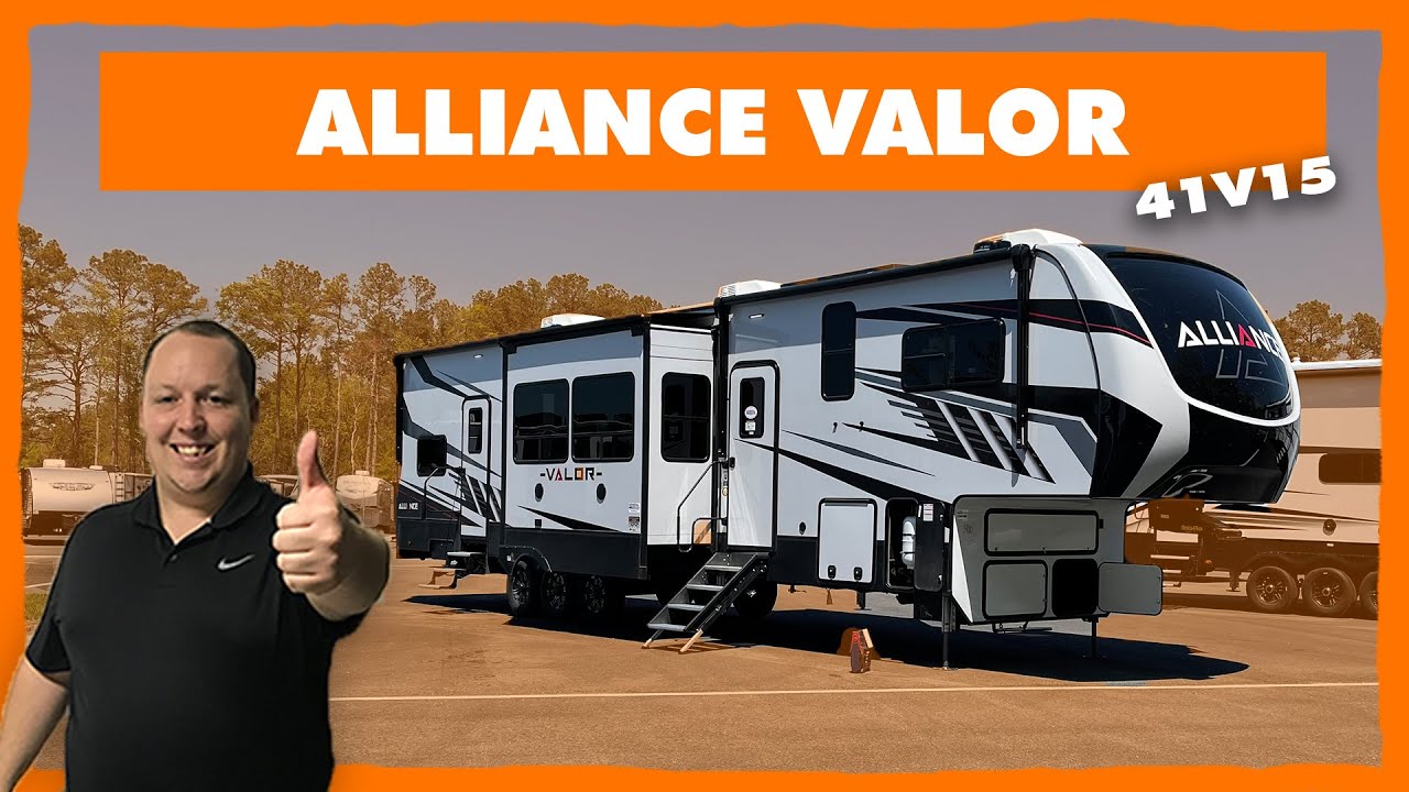 The Best 5th Wheel Toy Hauler for 2021! Alliance Valor 41v15 YouTube
