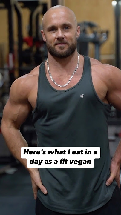 What I eat in a day 💪 #shorts #vegan