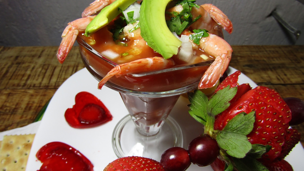 COKTAIL DE CAMARON | MENU PARA DIA DE SAN VALENTIN