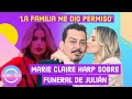 ¿Transmitió en vivo funeral de Julián? Marie Claire Harp, novia de José Manuel Figueroa, responde