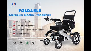 Youhuan YH-E7001 Electric folding wheelchair with remote control