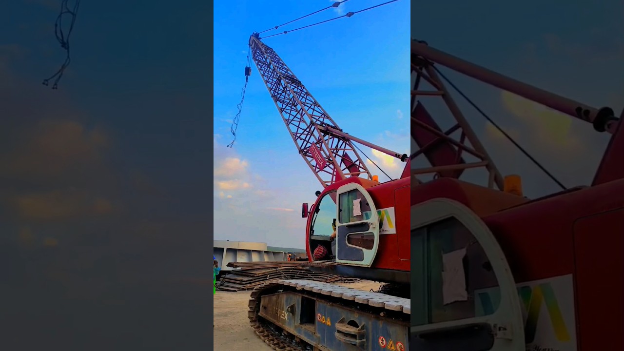 Crane working youtube shorts||