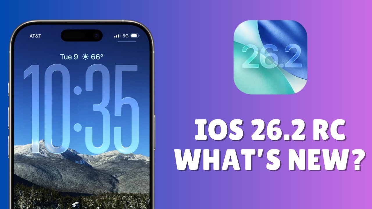Обновление iOS 26.2 RC — что нового в 2026 году?