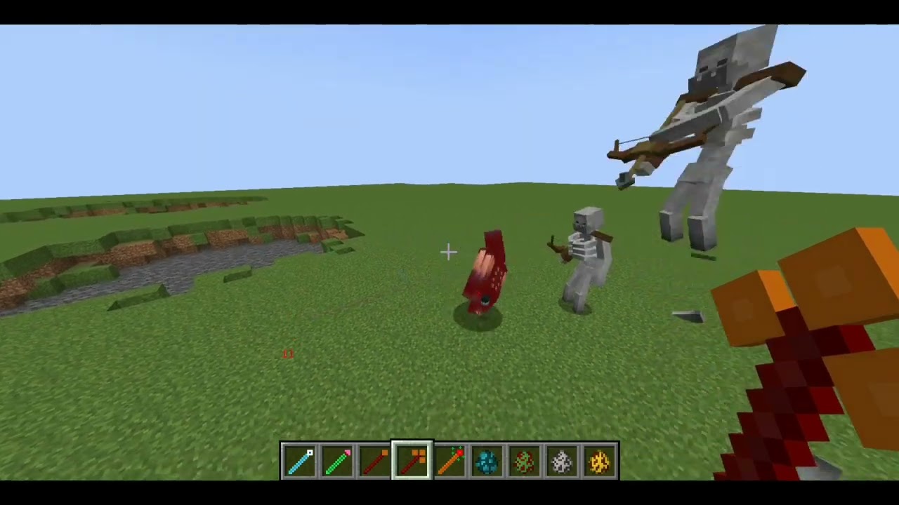 Warden vs All Mutant Creatures battle in Minecraft