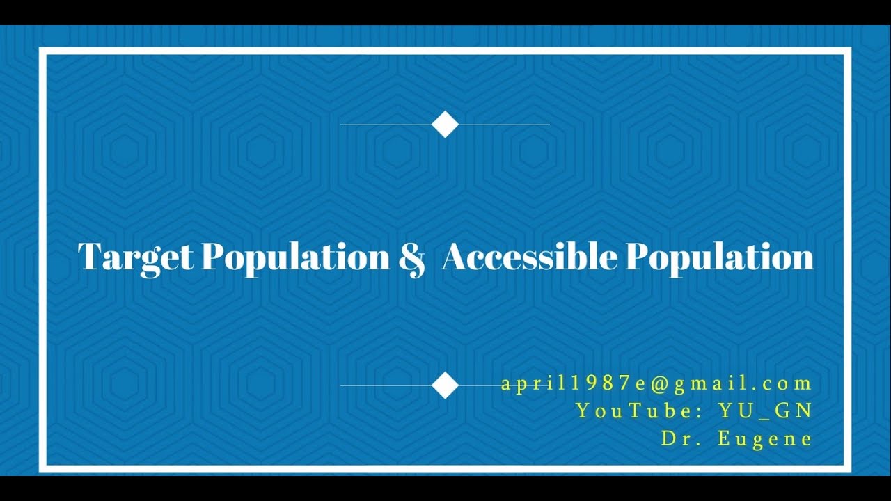 define target population in research pdf