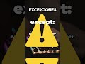 ¿Qué son las Excepciones en Programación? 👨💻 Aprende a Controlarlas Como un Pro!